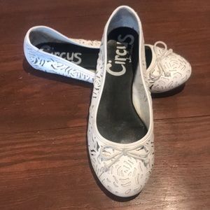 Sam Edelman Circus Flat White Shoes size 8